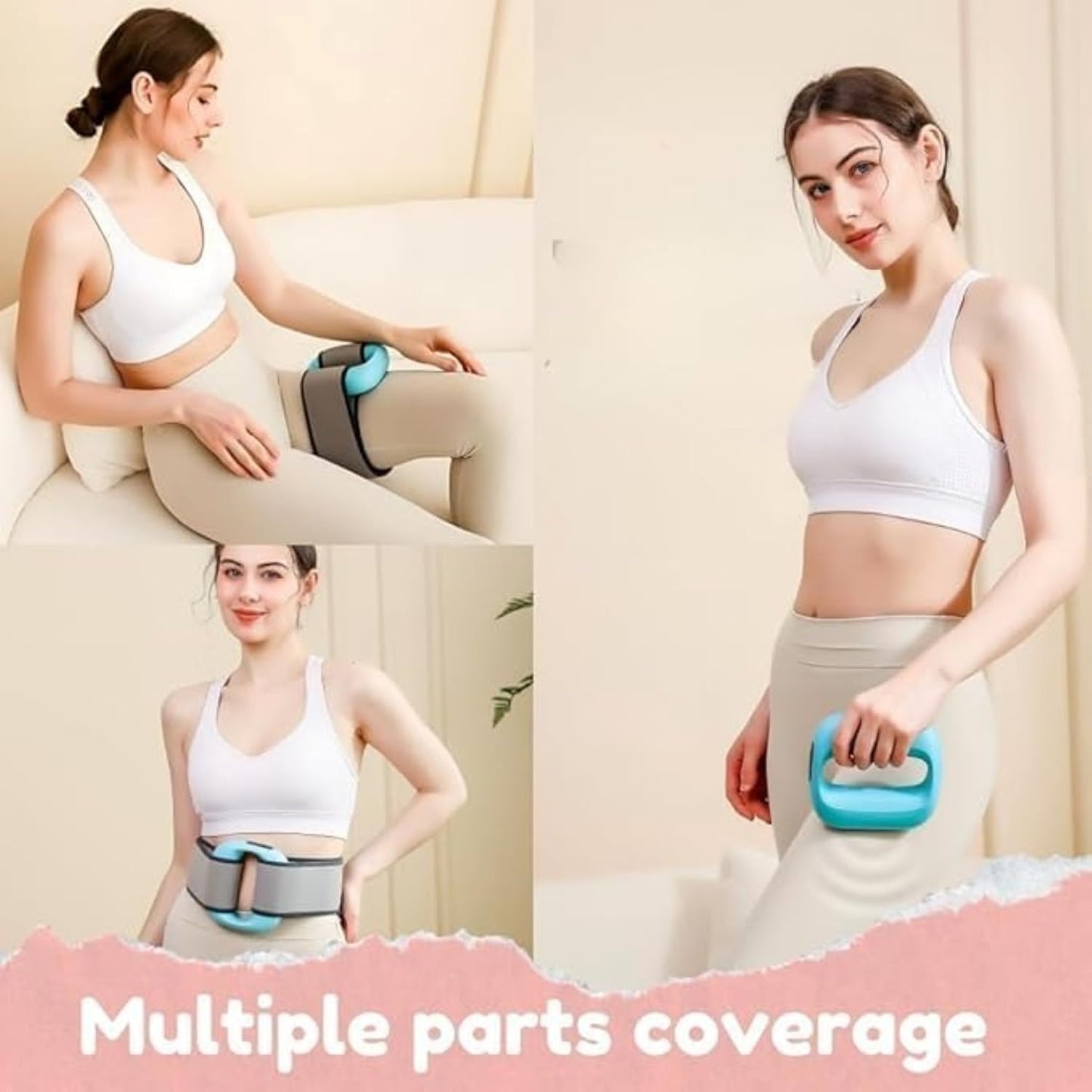 Multifunctional Full-Body Fascial Ring, Deep Tissue Vibrations,High-Frequency Vibration, Adjustable Massage Modes,Portable Electric Fascia Blaster for Muscle Knot Recovery & Relaxation (G2)