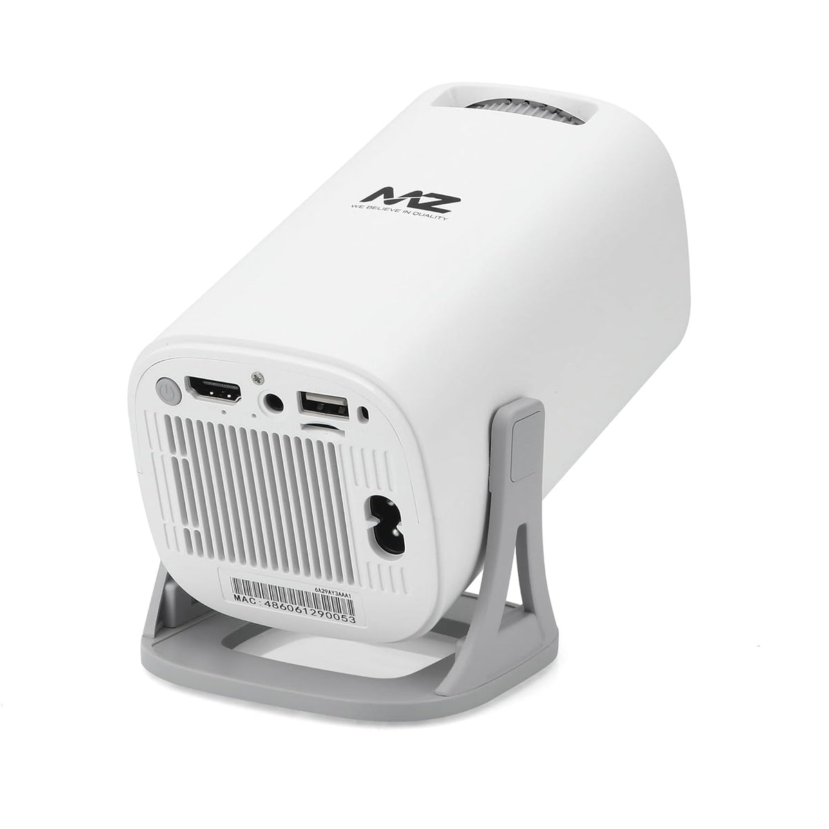 MZ T4 MINI Projector with Bluetooth & Multiple Input Option, 180° Rotatable 1GB RAM & 8GB ROM LCD Portable Projector