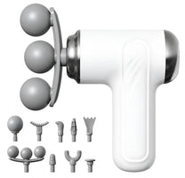Massage Gun for Pain Relief & Muscle Recovery, Deep Tissue Percussion Massager with 6 Heads, Long Battery Life, Quiet Portable Handheld Body Massager for Gym & Home Use